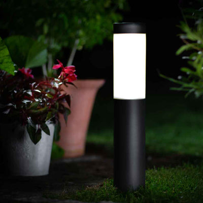 Essex Solar Post Lights Charcoal