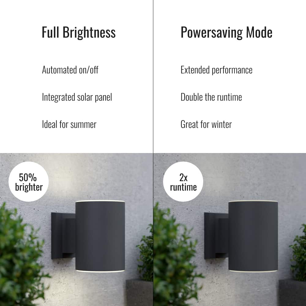 Truro Solar Up & Down Wall Lights