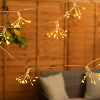 x12 Outdoor Starburst Garland Lights