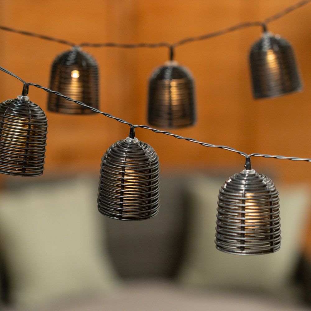 x3 Black Lobster LED Solar Garland Lights
