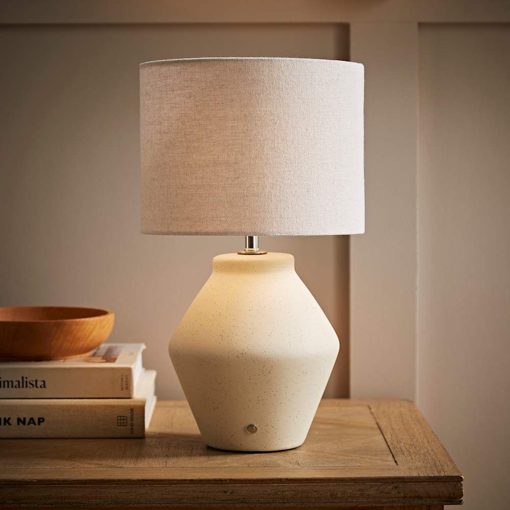 Nora Ceramic Rechargeable Table Lamp