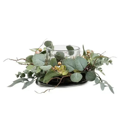 x2 Eucalyptus Candle Holder
