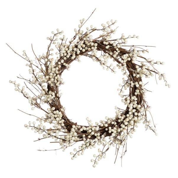 White Berry Wreath