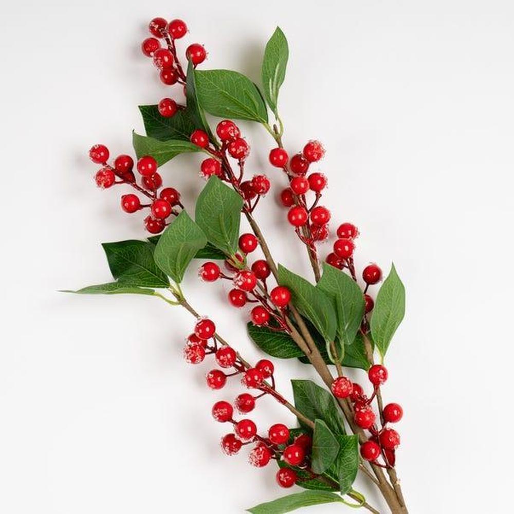 x6 Pre-Lit Berry Stems