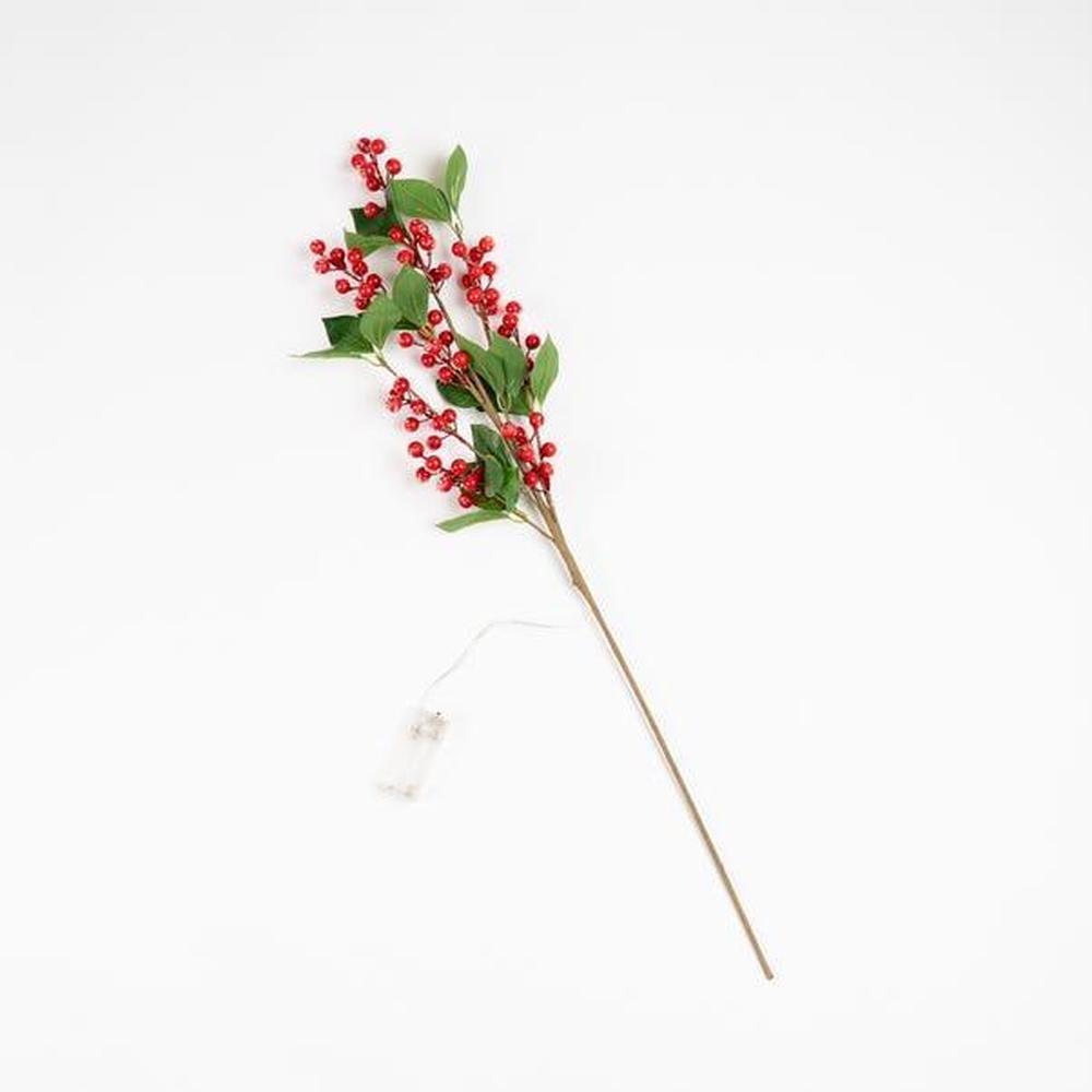 x6 Pre-Lit Berry Stems