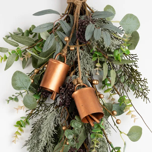 Faux Rustic Swag with Bells