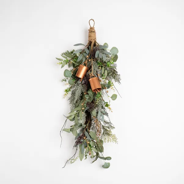 Faux Rustic Swag with Bells