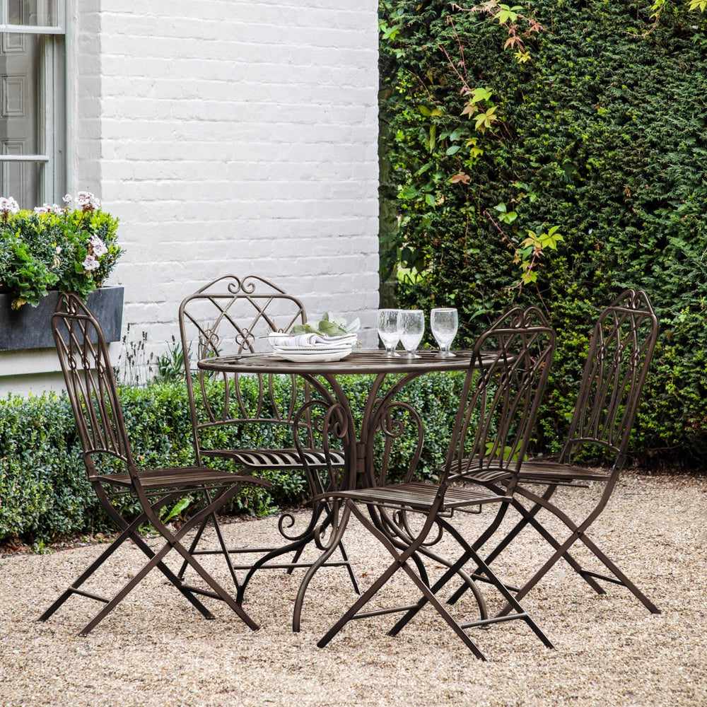 Allendale 4 Seater Bistro Set Ember