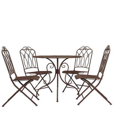 Allendale 4 Seater Bistro Set Ember