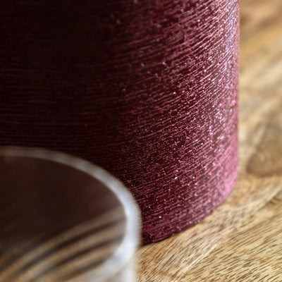 3 Wick LED Candle Oxblood