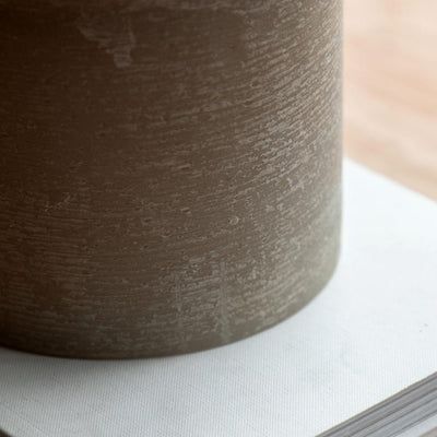 3 Wick LED Candle Warm Grey