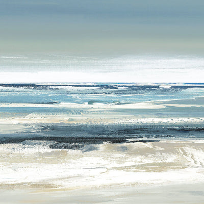 Along the Coastline Framed Canvas