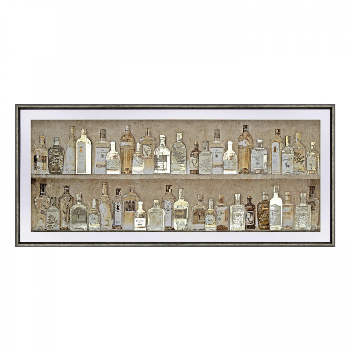 Gin Collection Framed Art