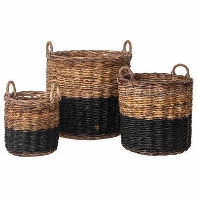 Ramon Set of 3 Baskets Black