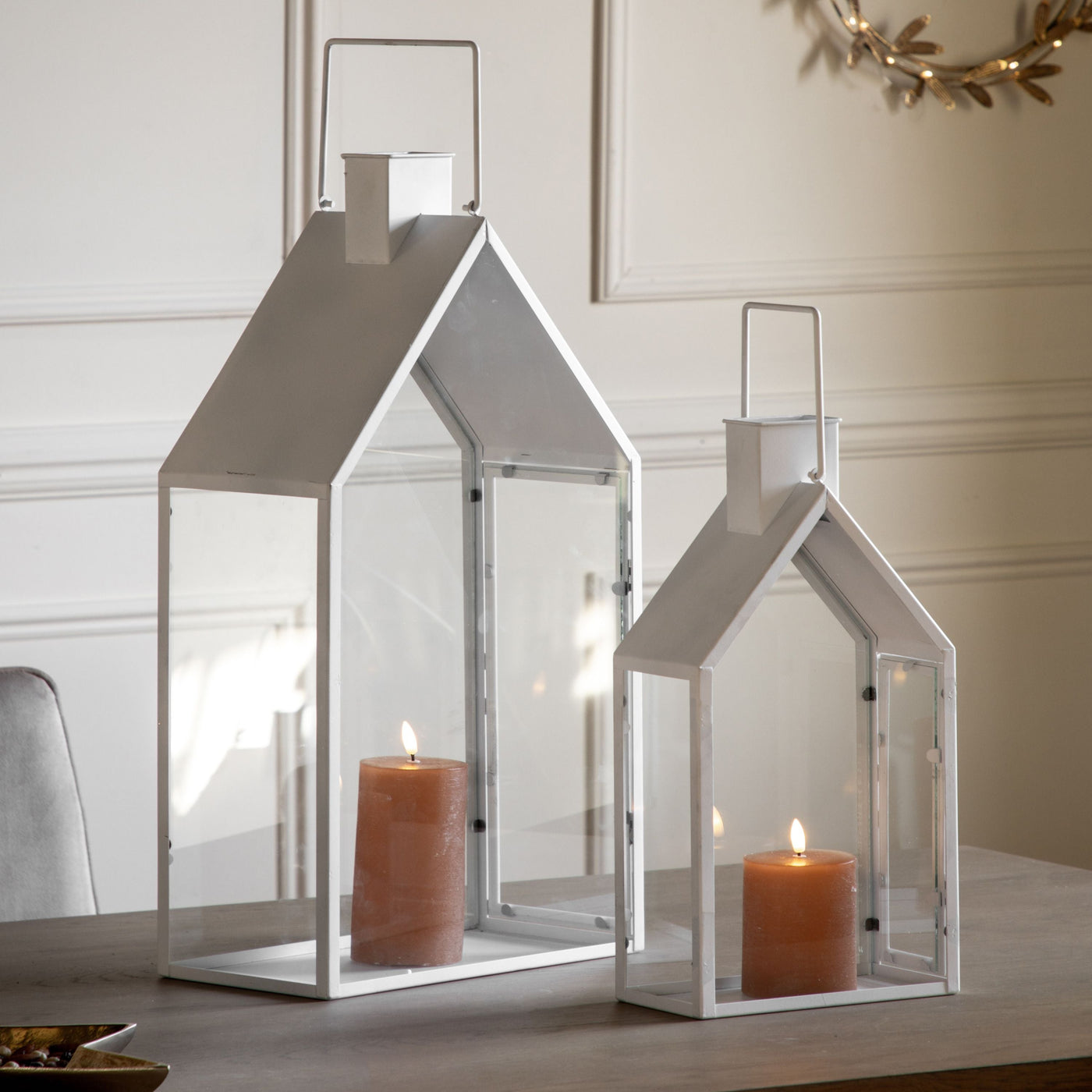 Mansion Lantern Large White