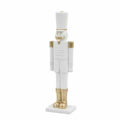 Nutcracker Soldier White/Gold