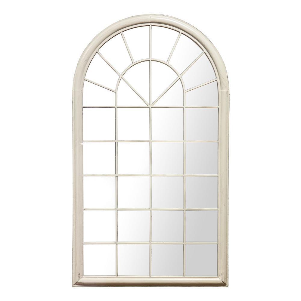 2x Orlanda Outdoor Mirrors White