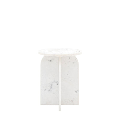 Amalfi Side Table White