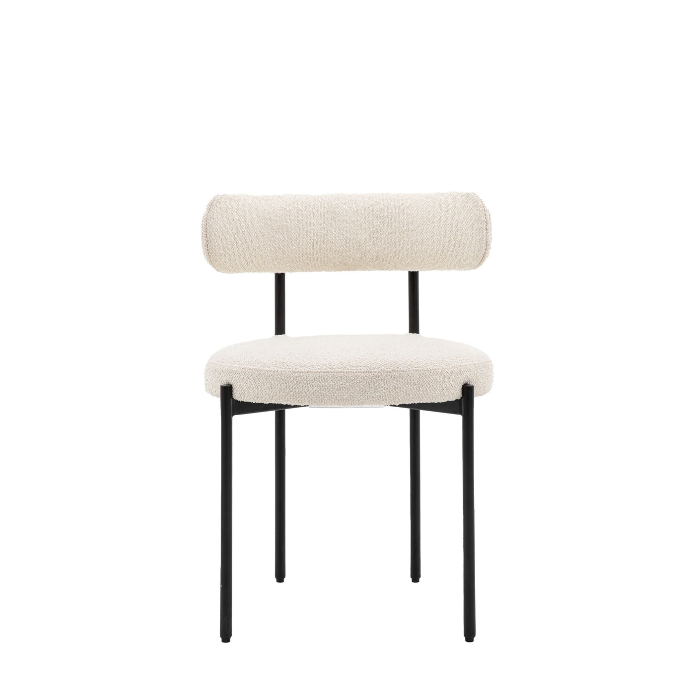x2 Aveley Dining Chairs Vanilla