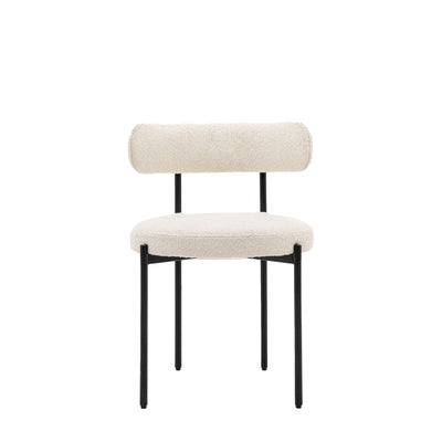 x2 Aveley Dining Chairs Vanilla