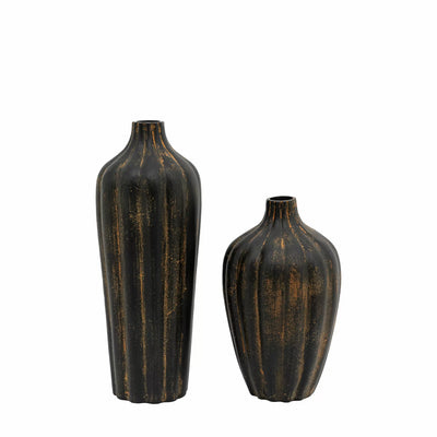 x2 Alda Vase Black