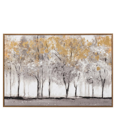 Golden Reverie Framed Canvas