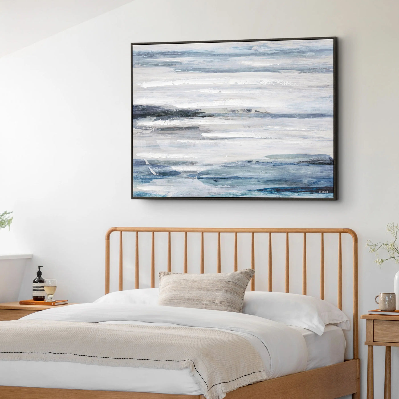 Tidal Scape Framed Canvas