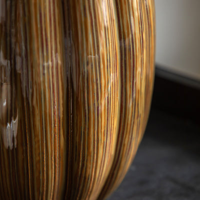 Ceramic Pumpkin Rust