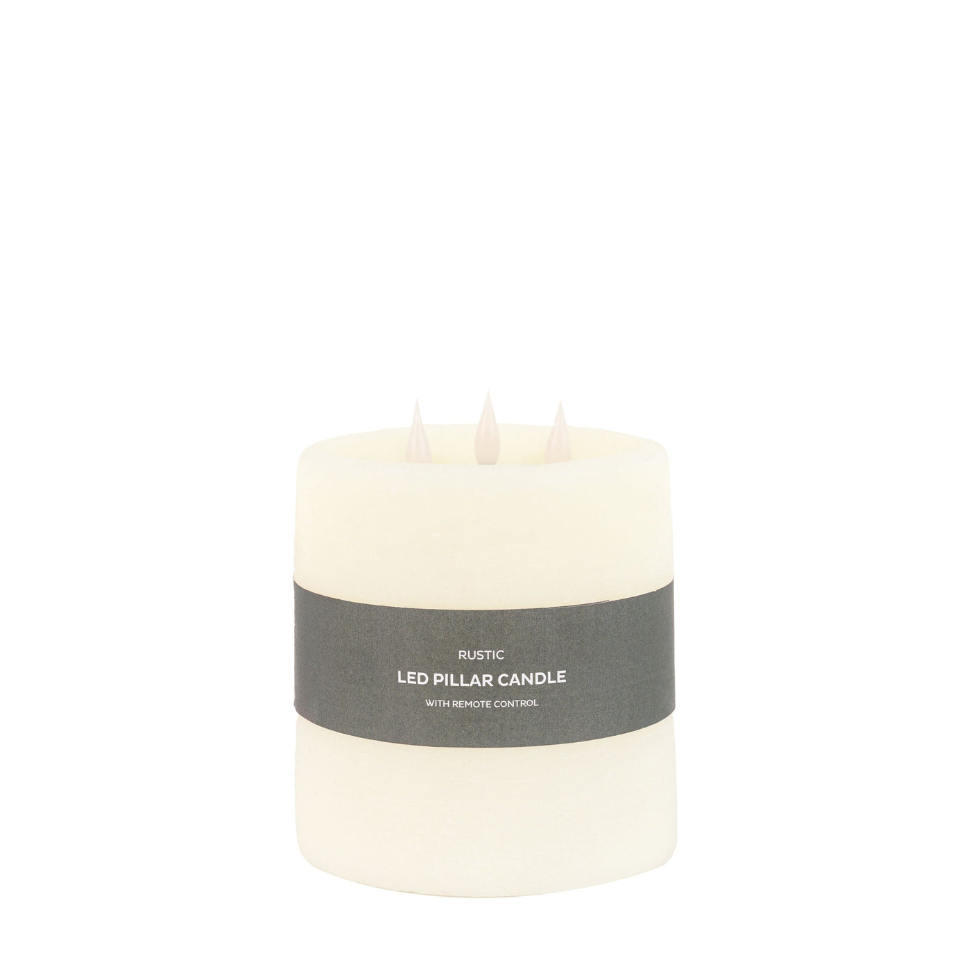 3 Wick LED Candle Ivory