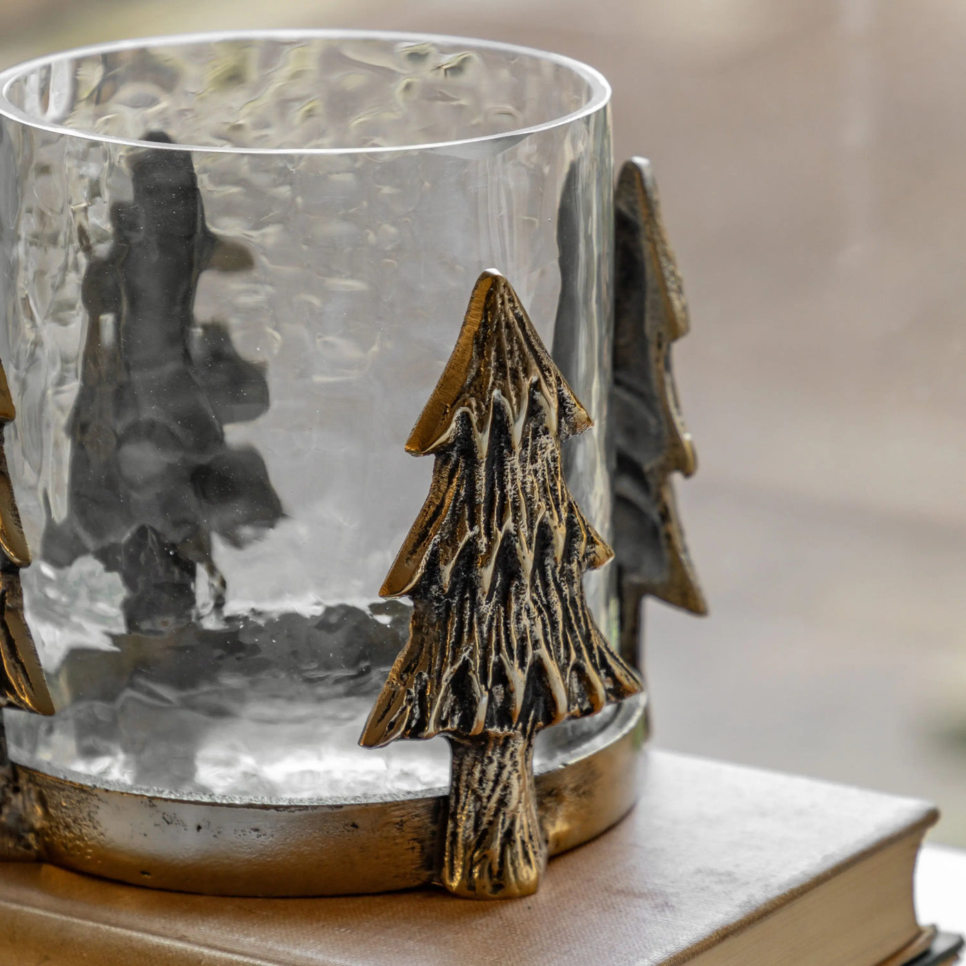 x3 Xmas Tree Hurricane Antique Gold