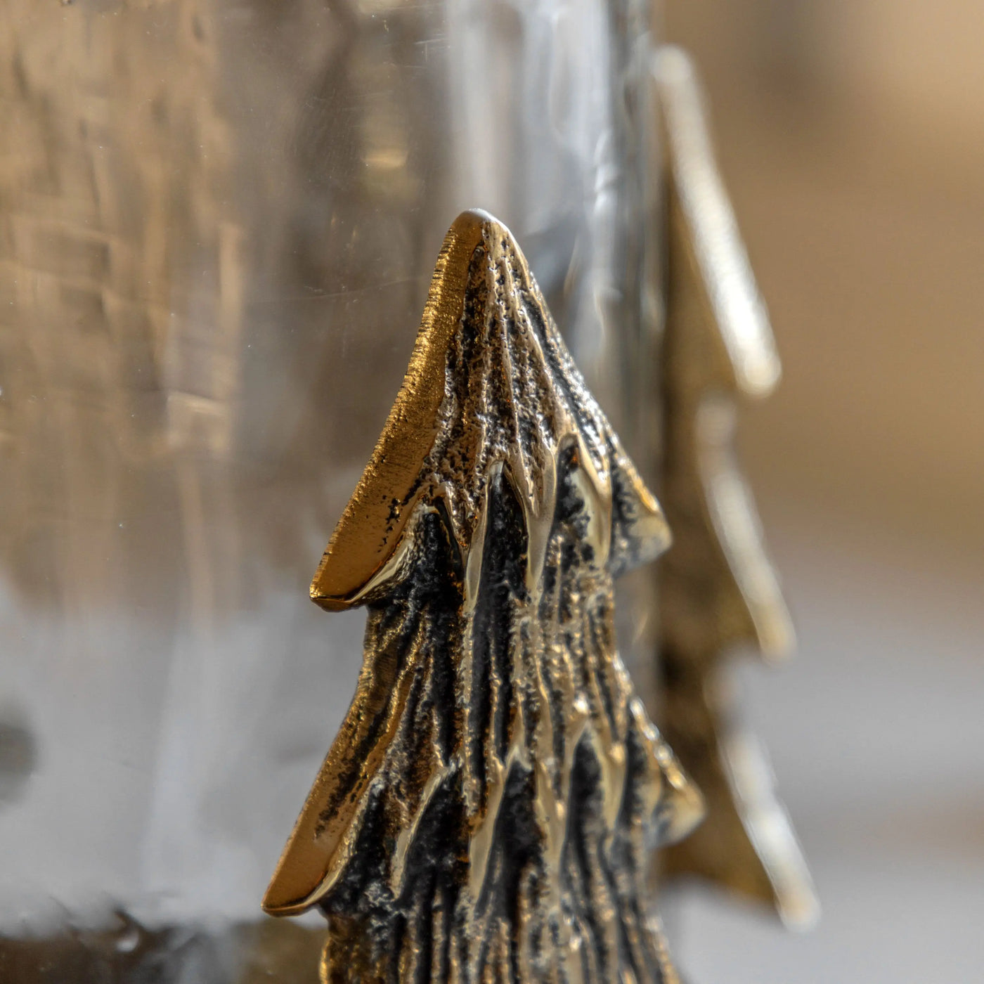 x3 Xmas Tree Hurricane Antique Gold
