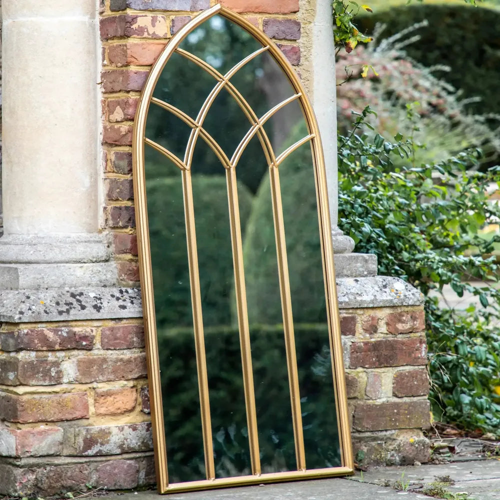 x2 Kirby Outdoor Mirrors Gold