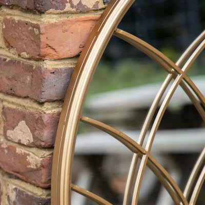 x2 Kirby Outdoor Mirrors Gold