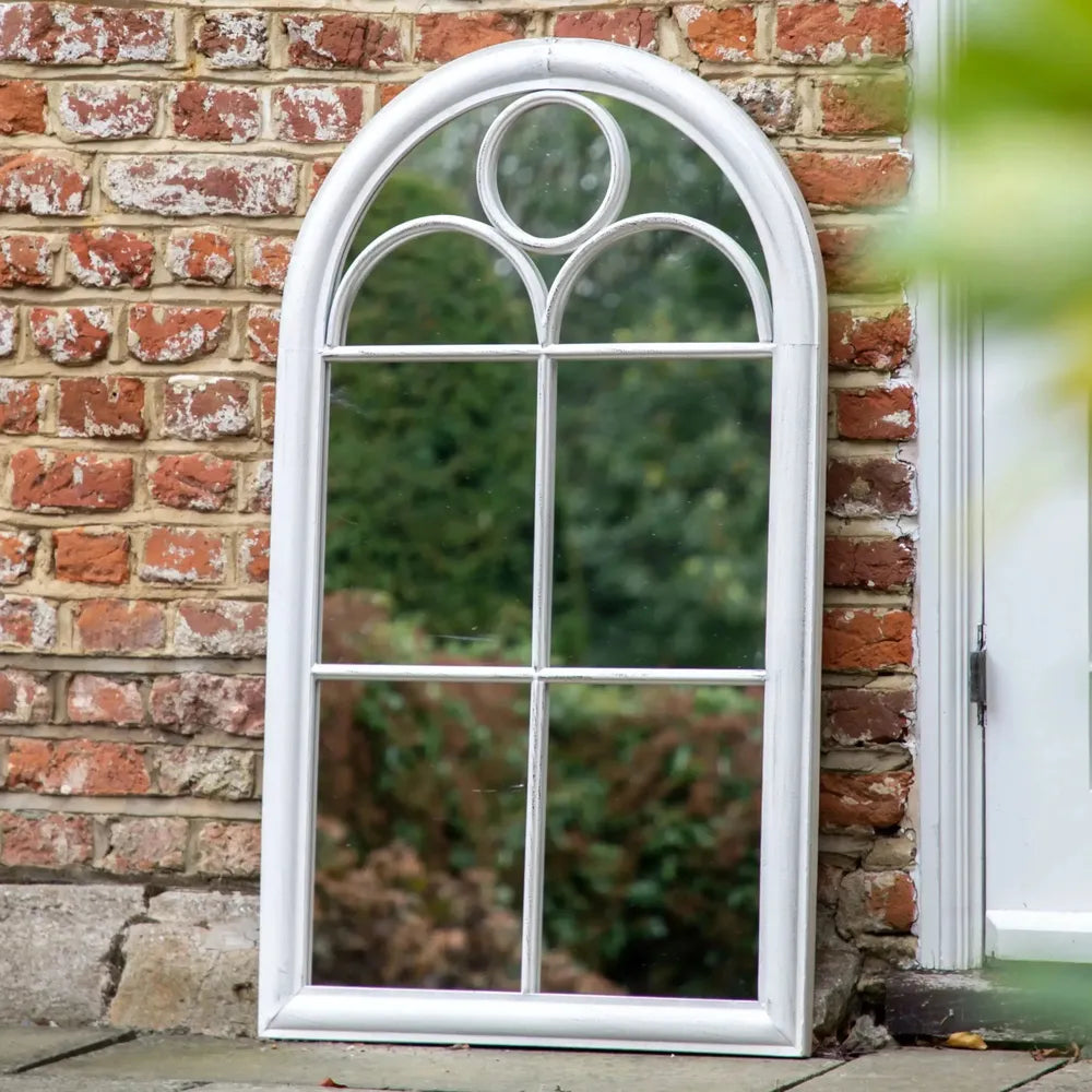3x Nurstead Outdoor Mirrors White