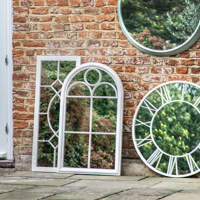 Nurstead Outdoor Mirror White