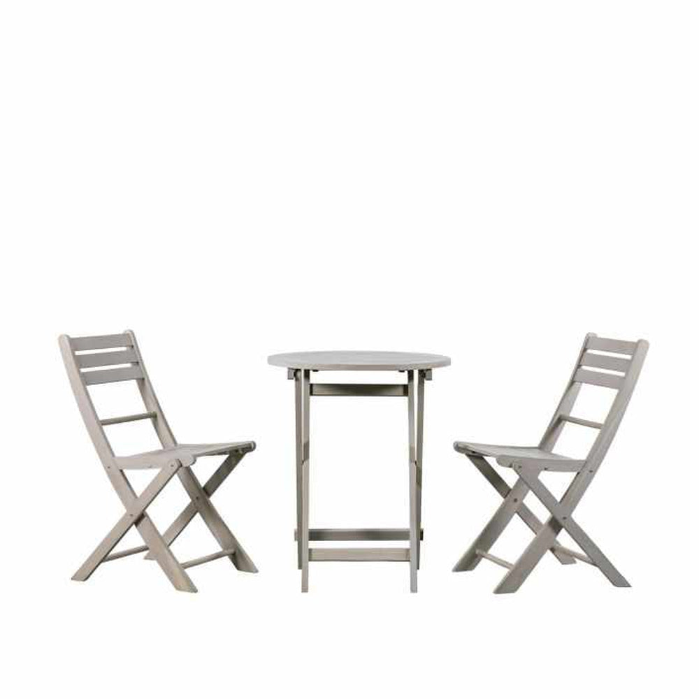 Rezay 2 Seater Bistro Set Whitewash