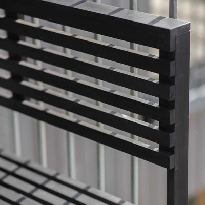 Volos Balcony Modular Bench Charcoal