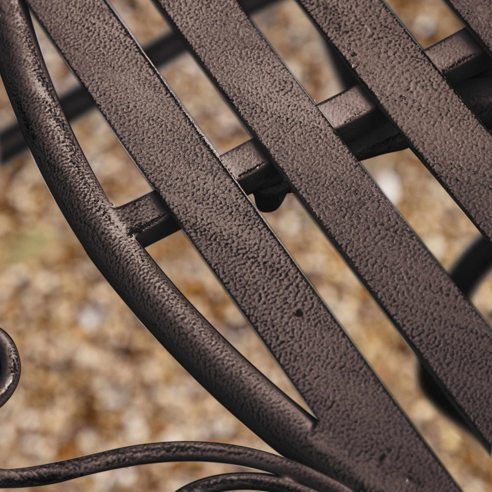 Angwin 2 Seater Bistro Set Noir