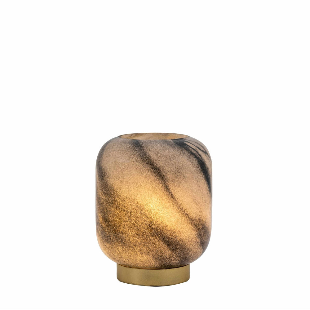 Black/Gold Maeve LED Lamp