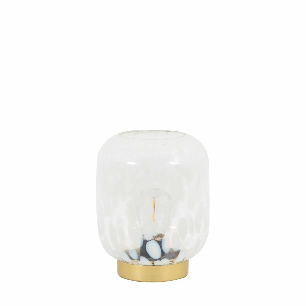 White/Gold Maeve LED Lamp