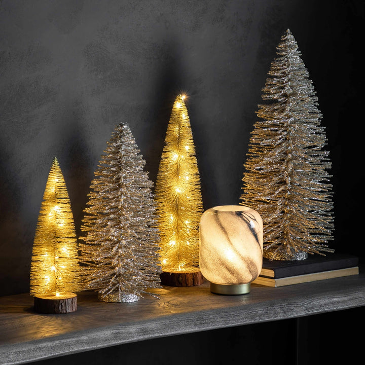 x12 Brush Tree with LED Lights Bundle