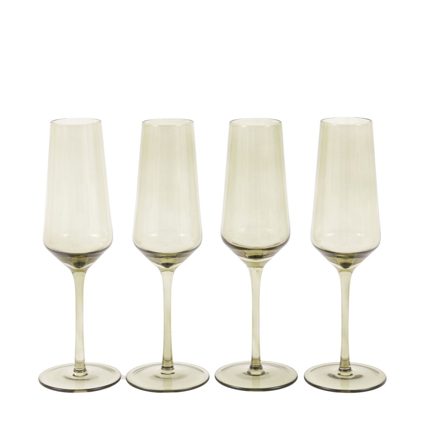 x4 Flute Glass Green