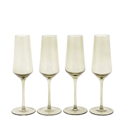 x4 Flute Glass Green