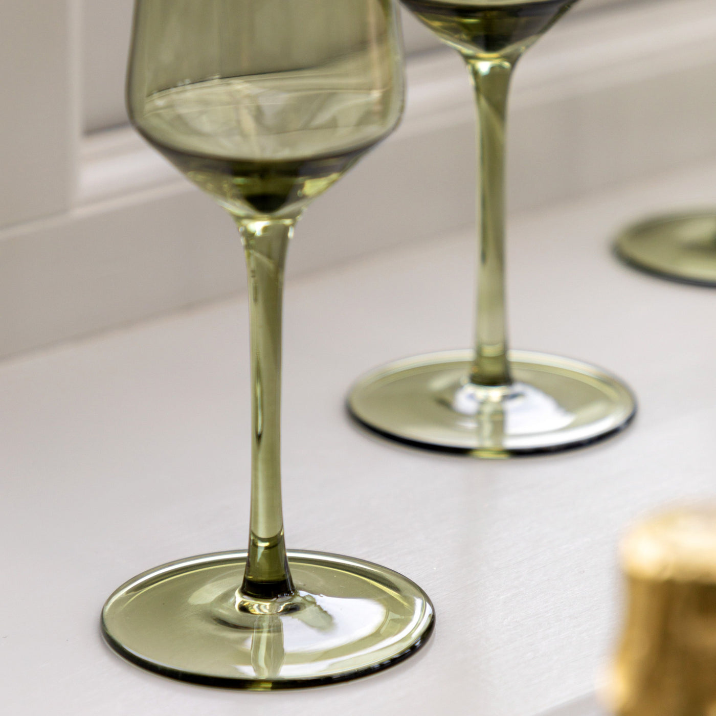 x4 Flute Glass Green