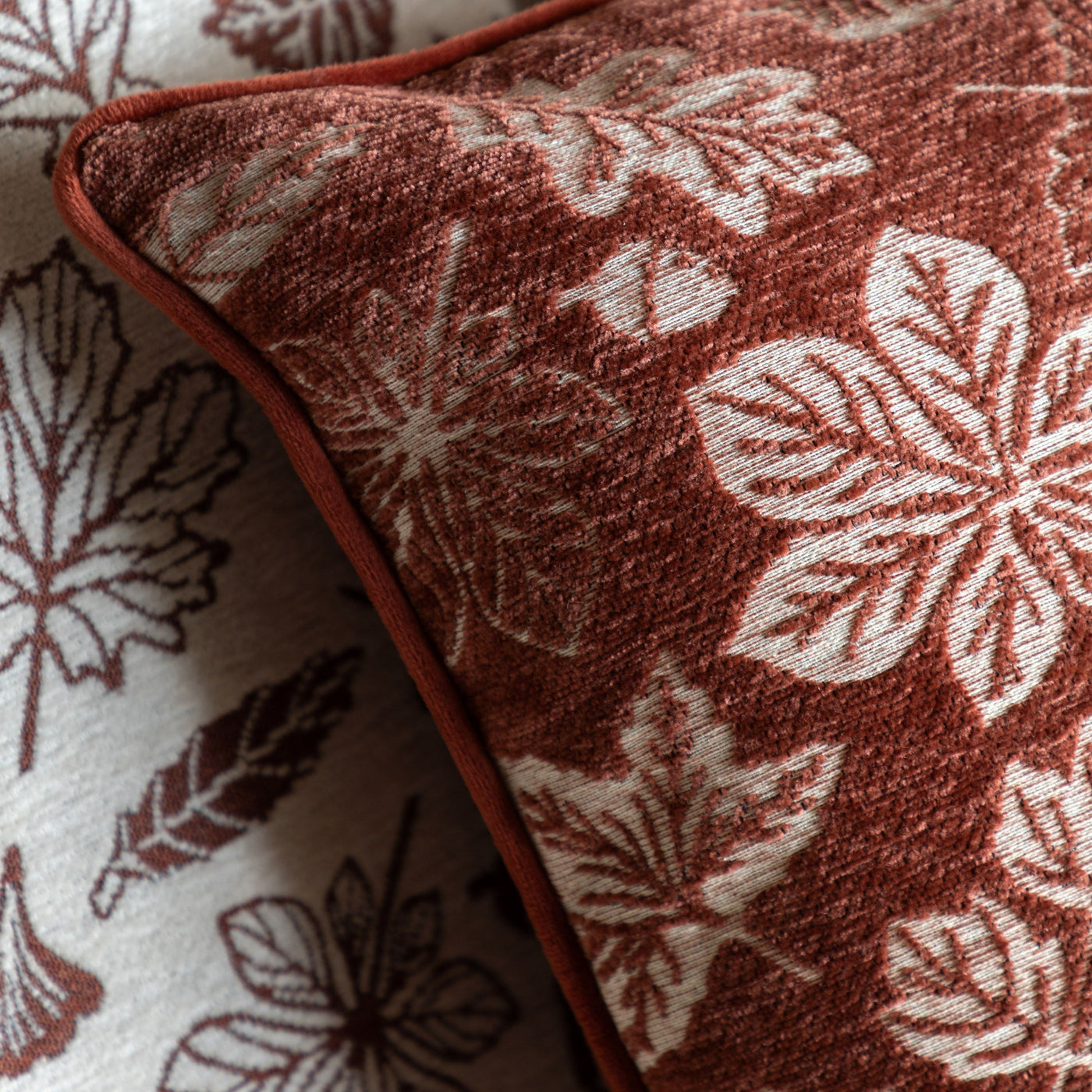 Autumn Leaf Chenille Cushion Pack