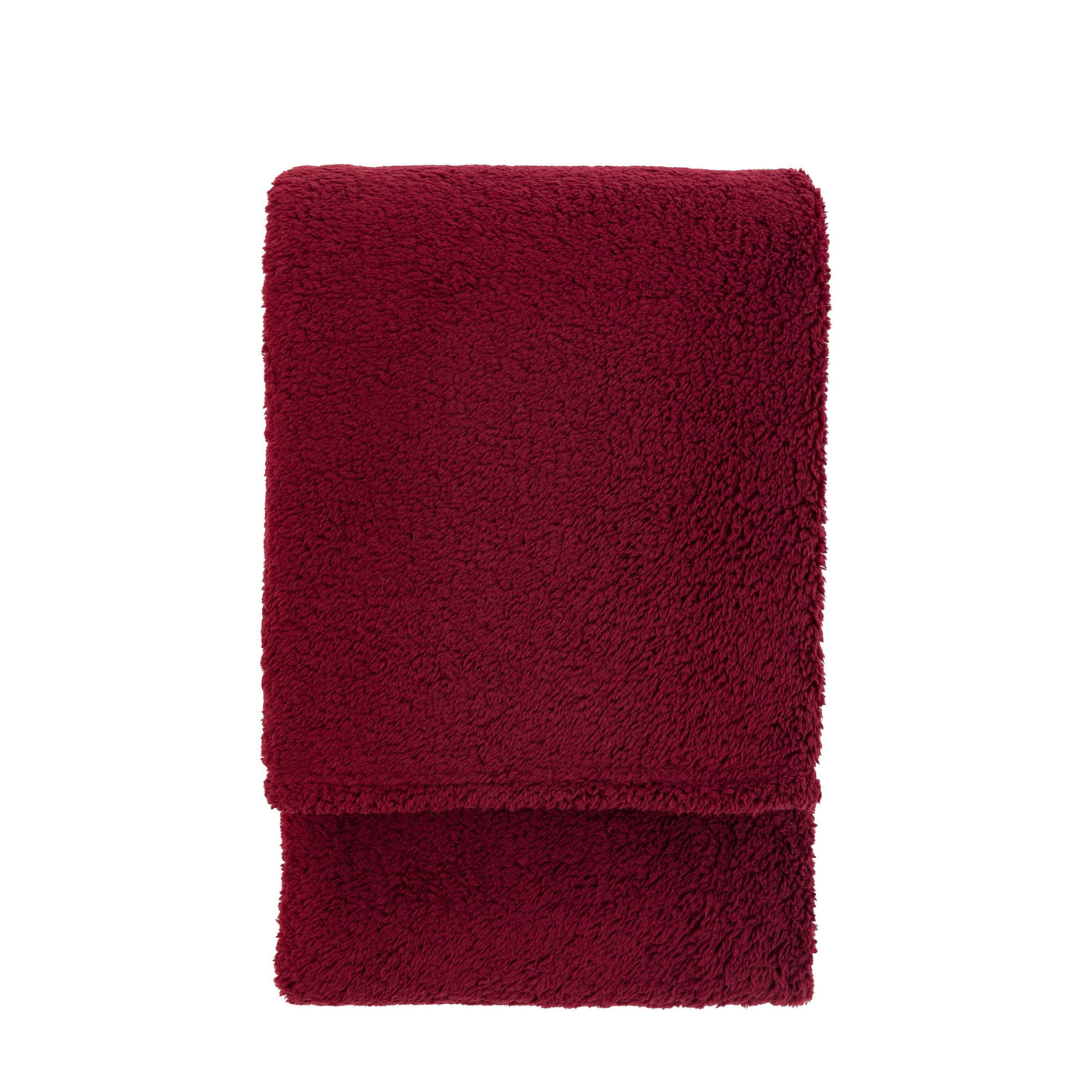 Teddy Fleece Throw Mulberry