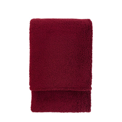 Teddy Fleece Throw Mulberry