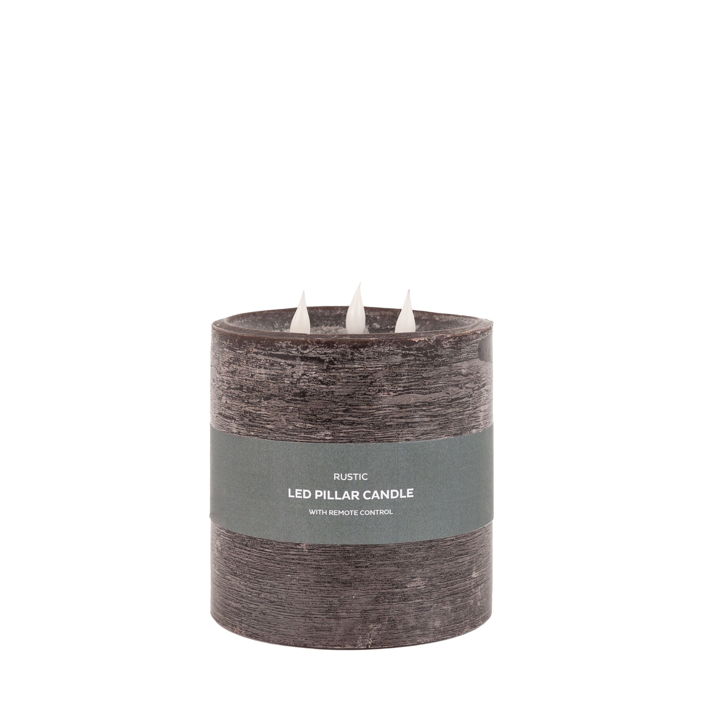 3 Wick LED Candle Mocha