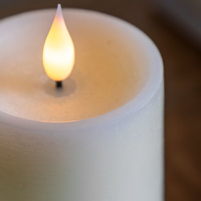 x3 Wick LED Candle Ivory