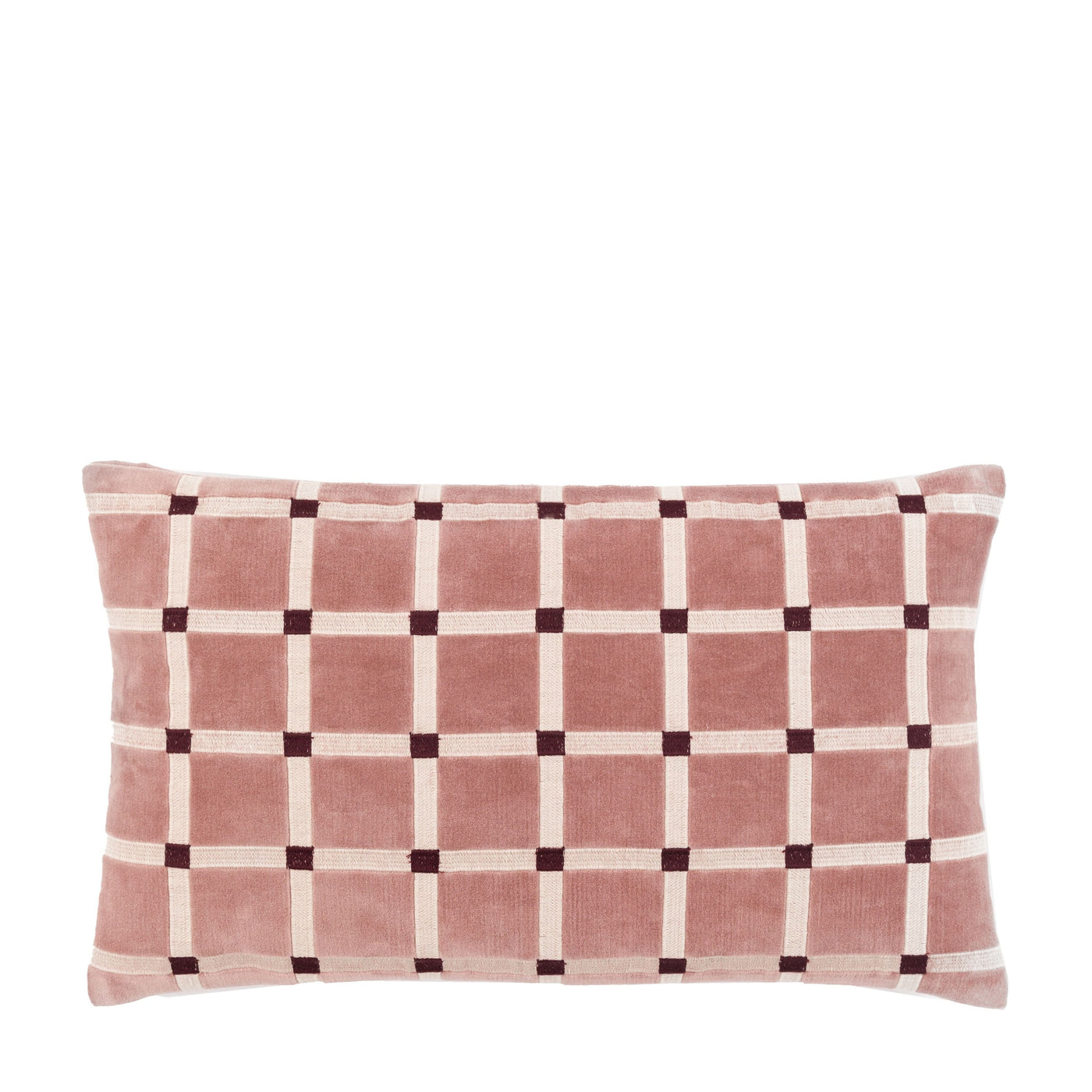 Sana Velvet Cushion Mauve